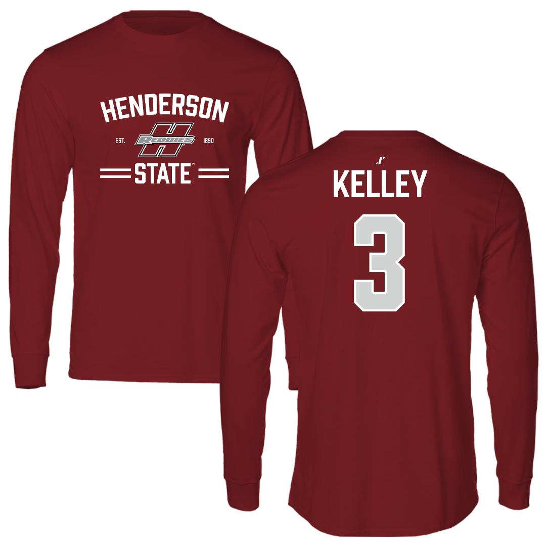 Henderson State University Softball Cardinal General Long Sleeve - #3 Lacey Kelley