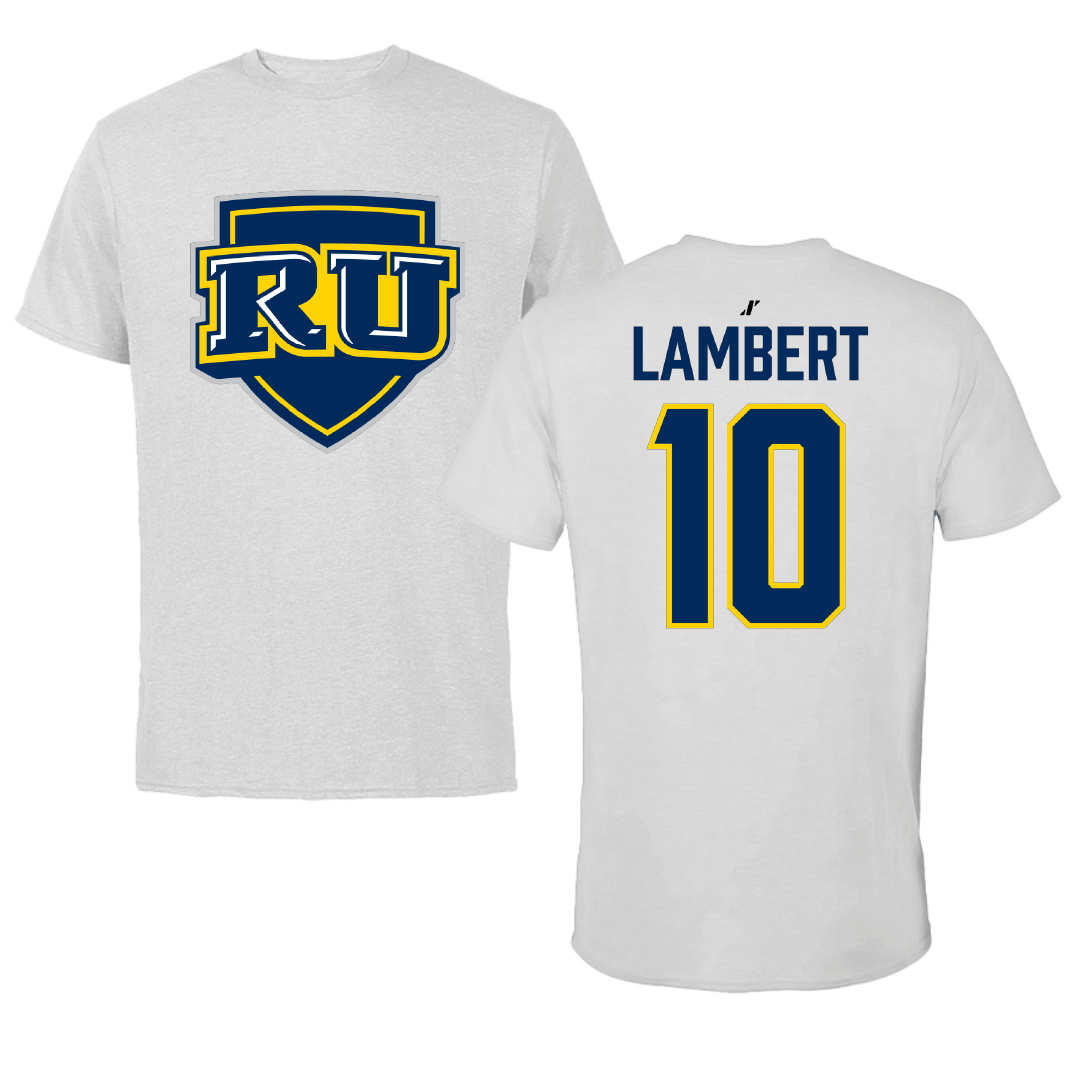 Regis University (Colorado) Basketball Light Gray Tee - #10 Quinn Lambert