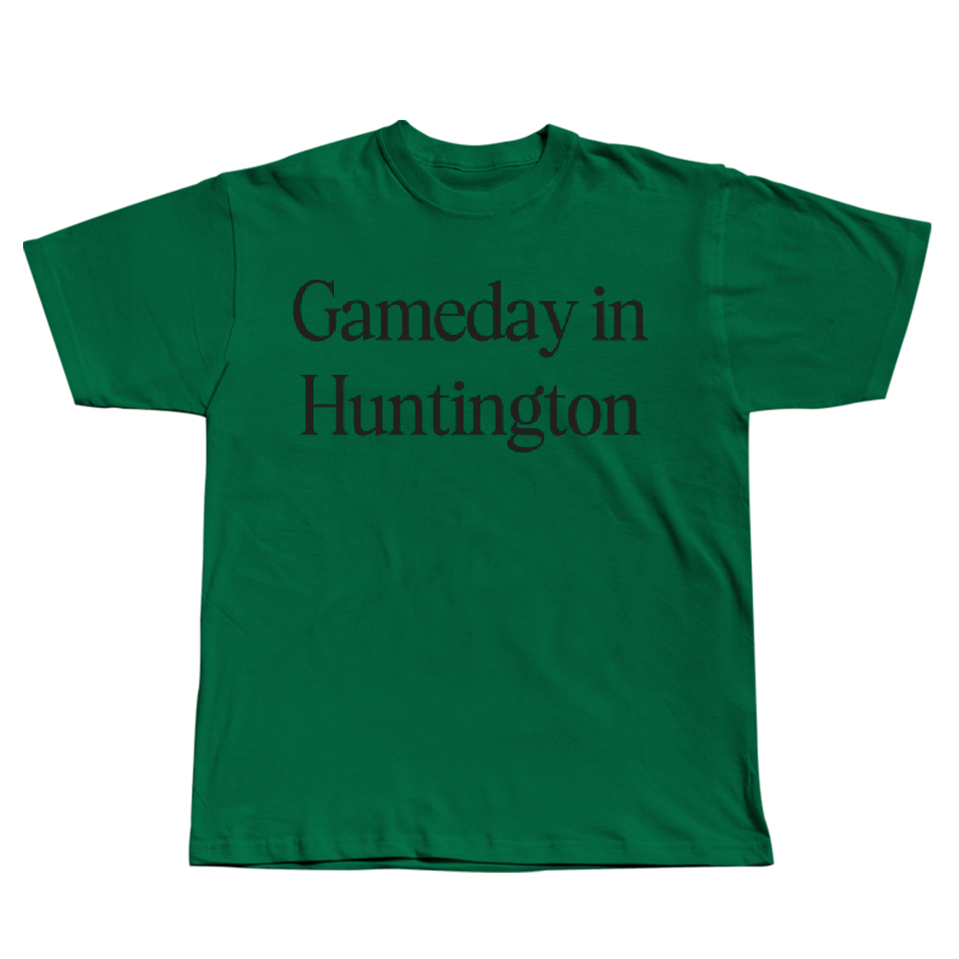 Marshall University Soccer (W) Green Gameday Tee - #25 Madison Townes