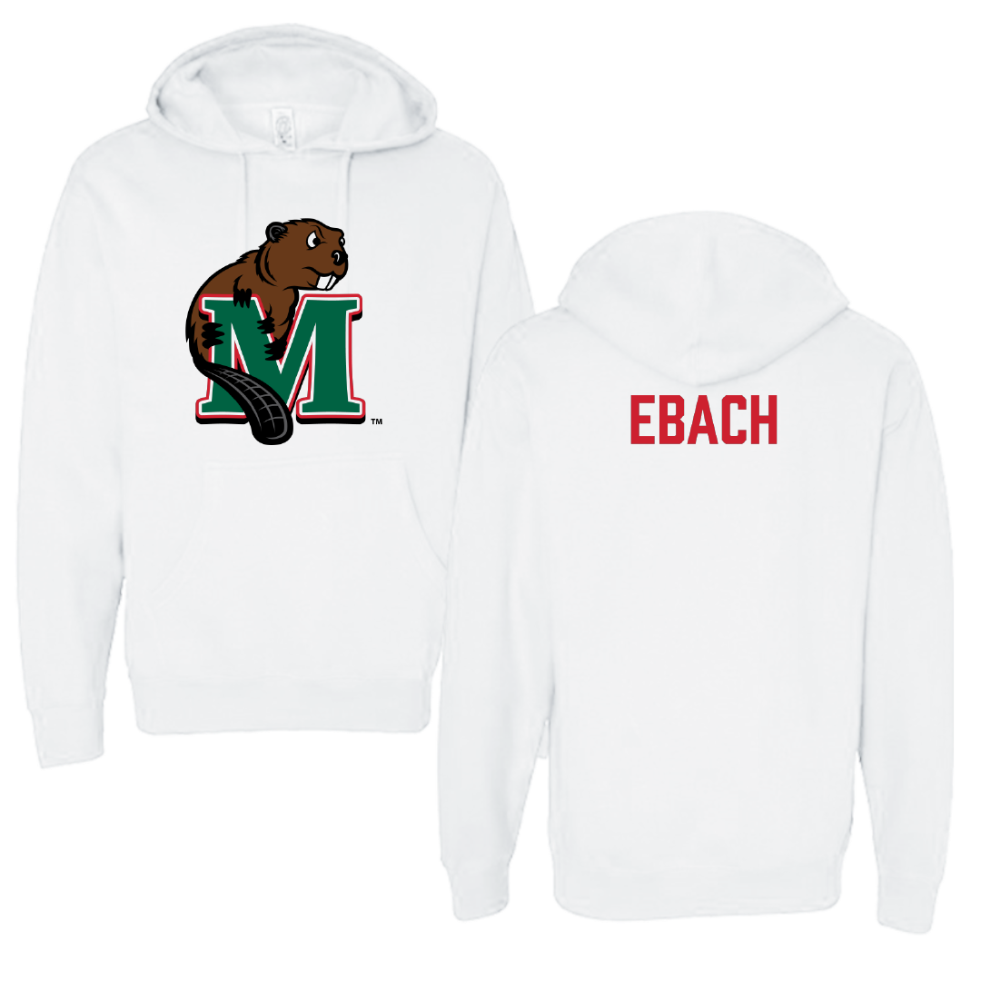 Minot State University Wrestling (W) White Hoodie - Megan Ebach