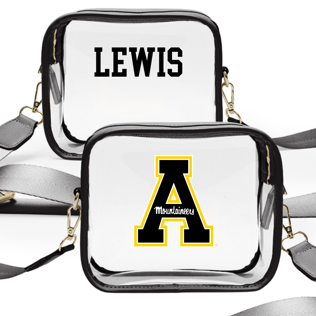 Appalachian State University Dance Black Clear Stadium Bag - Ramayana Lewis