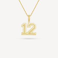 Gold Presidents Pendant and Chain - #12 Elena Marziano