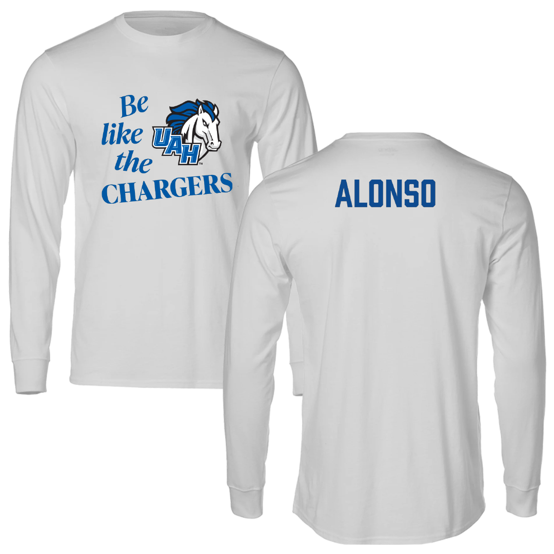 Huntsville TF and XC Light Gray Be Like Us Performance Long Sleeve - Kenneth Alonso