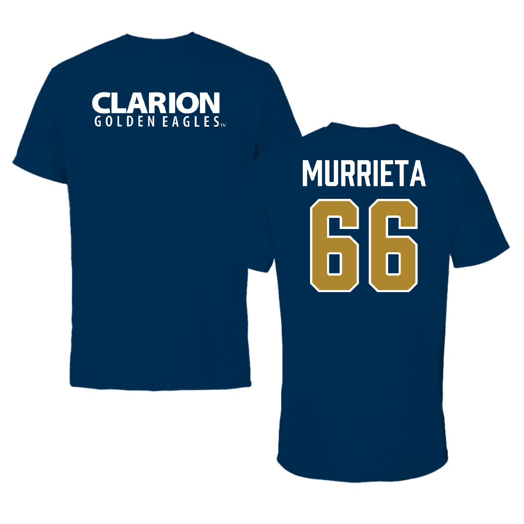 PennWest Clarion Softball Navy Tee - #66 Bella Murrieta