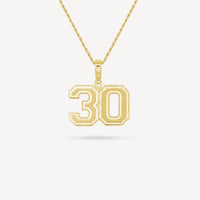 Gold Presidents Pendant and Chain - #30 Gino Cervoni