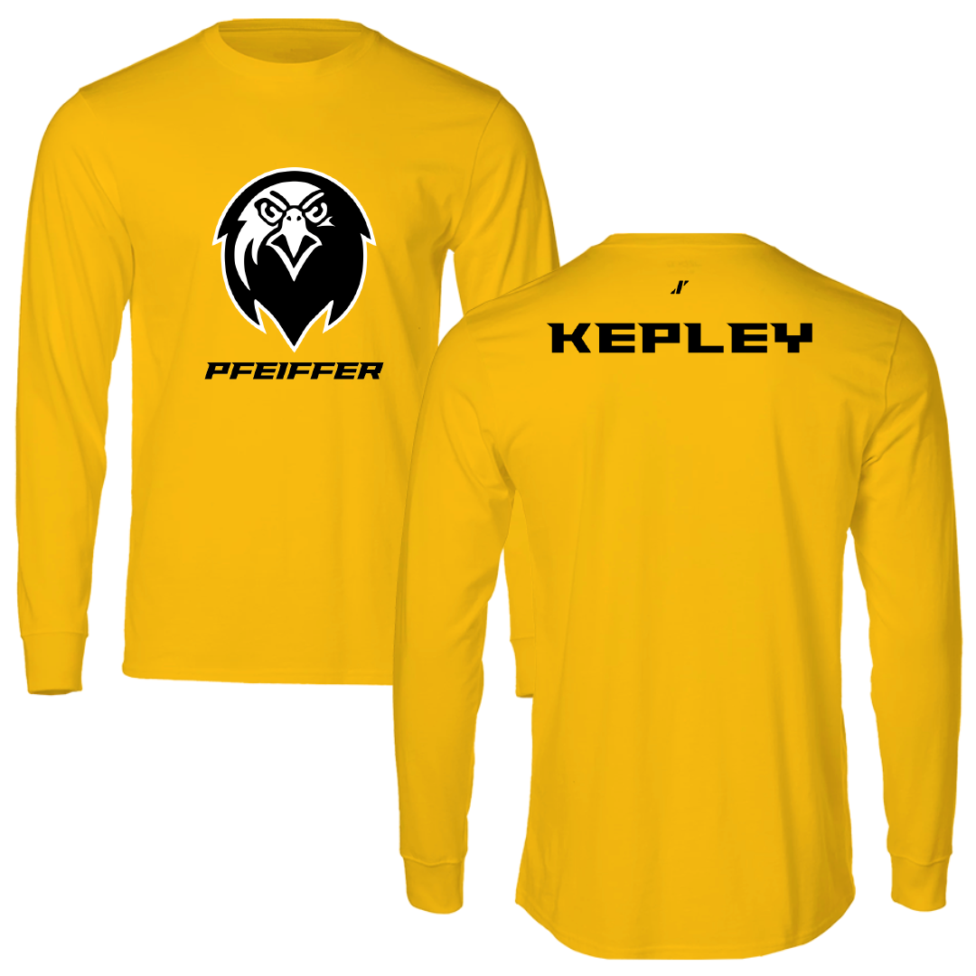 Pfeiffer University Golf (M) Gold Long Sleeve - Tyler Kepley