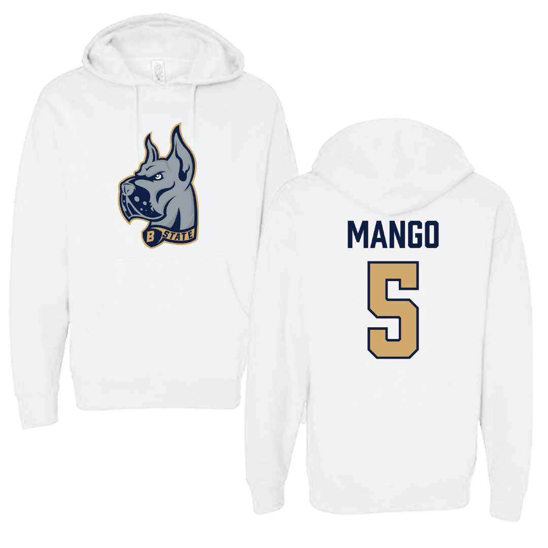 Bluefield State University Football White Hoodie - #5 Gregory Mango