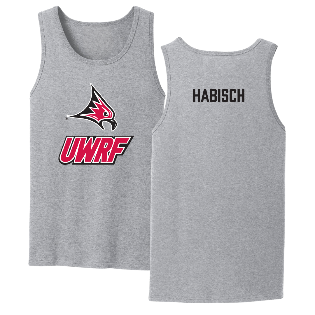 University of Wisconsin-River Falls TF and XC Sport Gray Tank Top - Zane Habisch