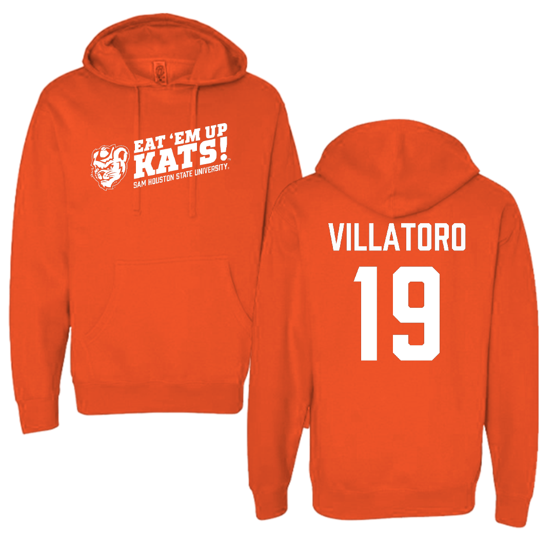 Sam Houston State University Soccer Orange General Hoodie - #19 Kelsey Villatoro