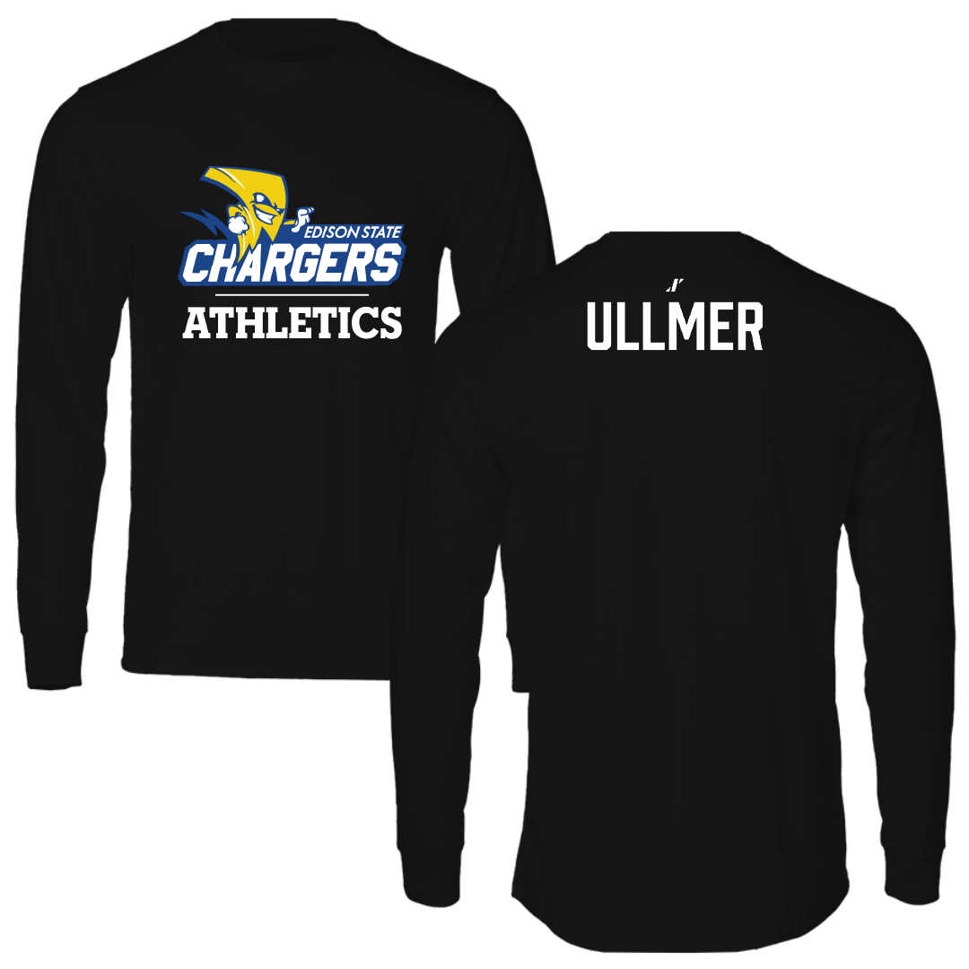 Edison State Community College Bowling (M) Black Performance Long Sleeve - Josh Ullmer