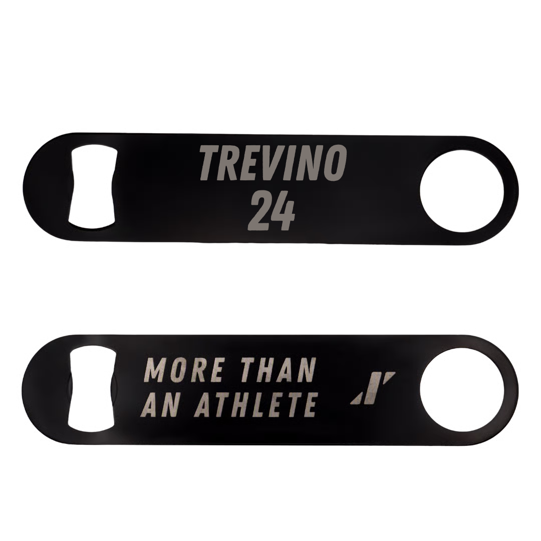 Baseball Black Bottle Opener - #24 Cole Trevino