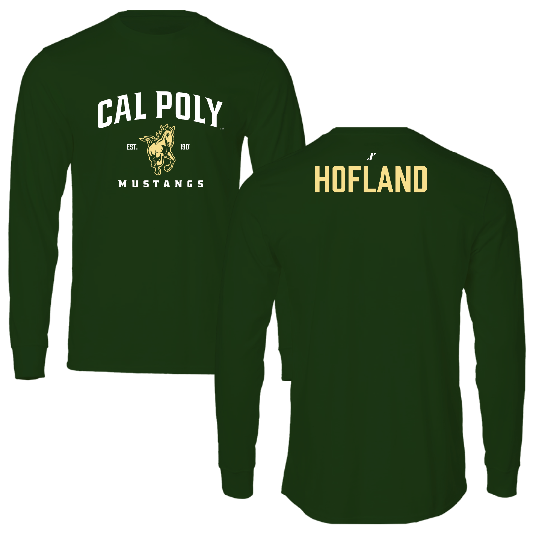 Cal Poly TF and XC Forest Green General Long Sleeve - Taylor Hofland