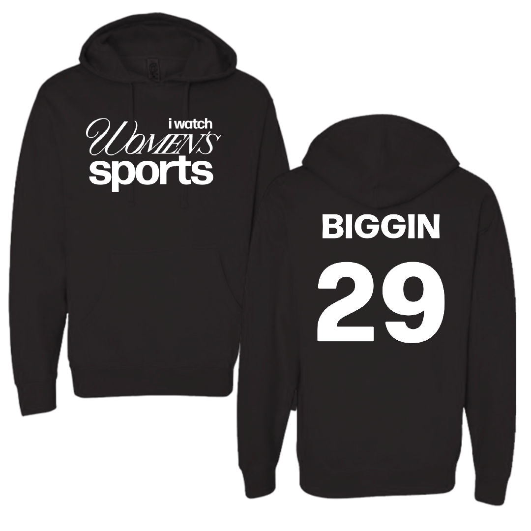 Adelphi University Field Hockey Black WHM Hoodie - #29 Emiline Biggin