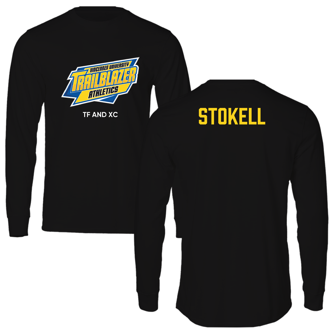 Vincennes University TF and XC Black Long Sleeve - Preston Stokell