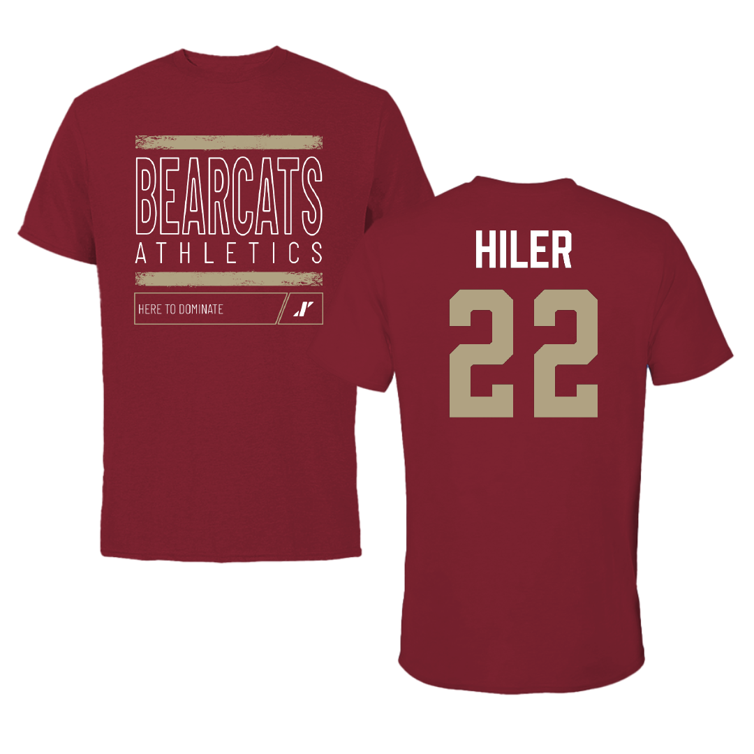 Willamette University Basketball Cardinal Dominate Tee - #22 Addie Hiler