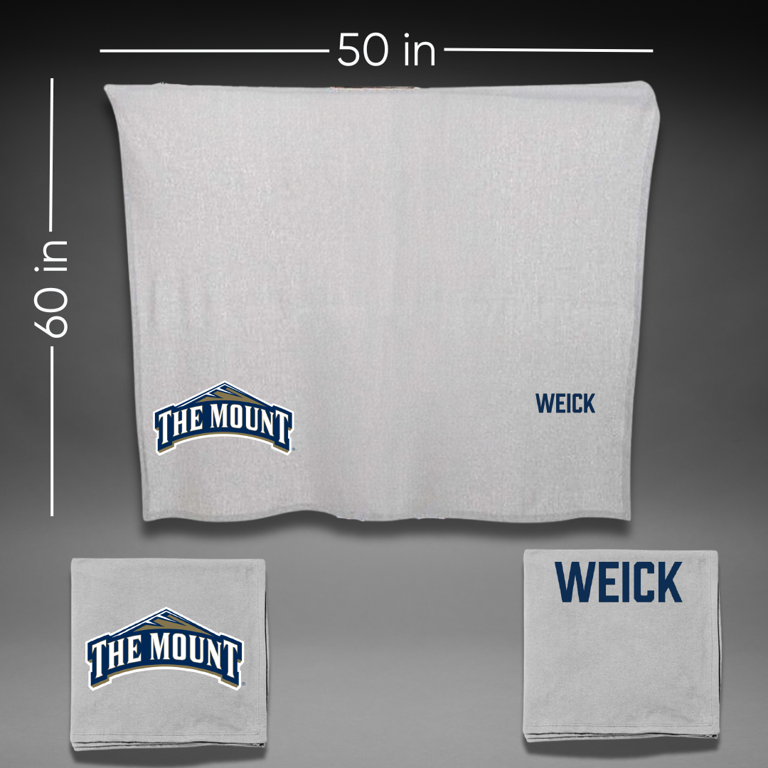Mount St. Mary's University TF and XC Gray Blanket - Tommy Weick