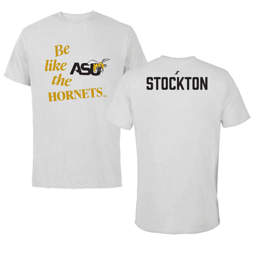 Alabama State University TF and XC Light Gray Be Like Us Tee - Seth Stockton