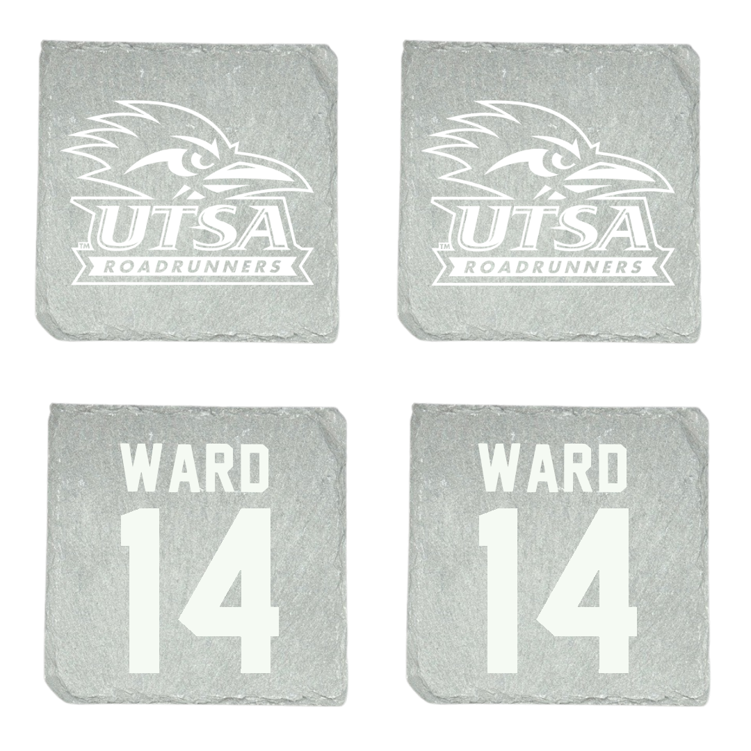 University of Texas at San Antonio Baseball Stone Coaster (4 Pack)  - #14 Ryan Ward