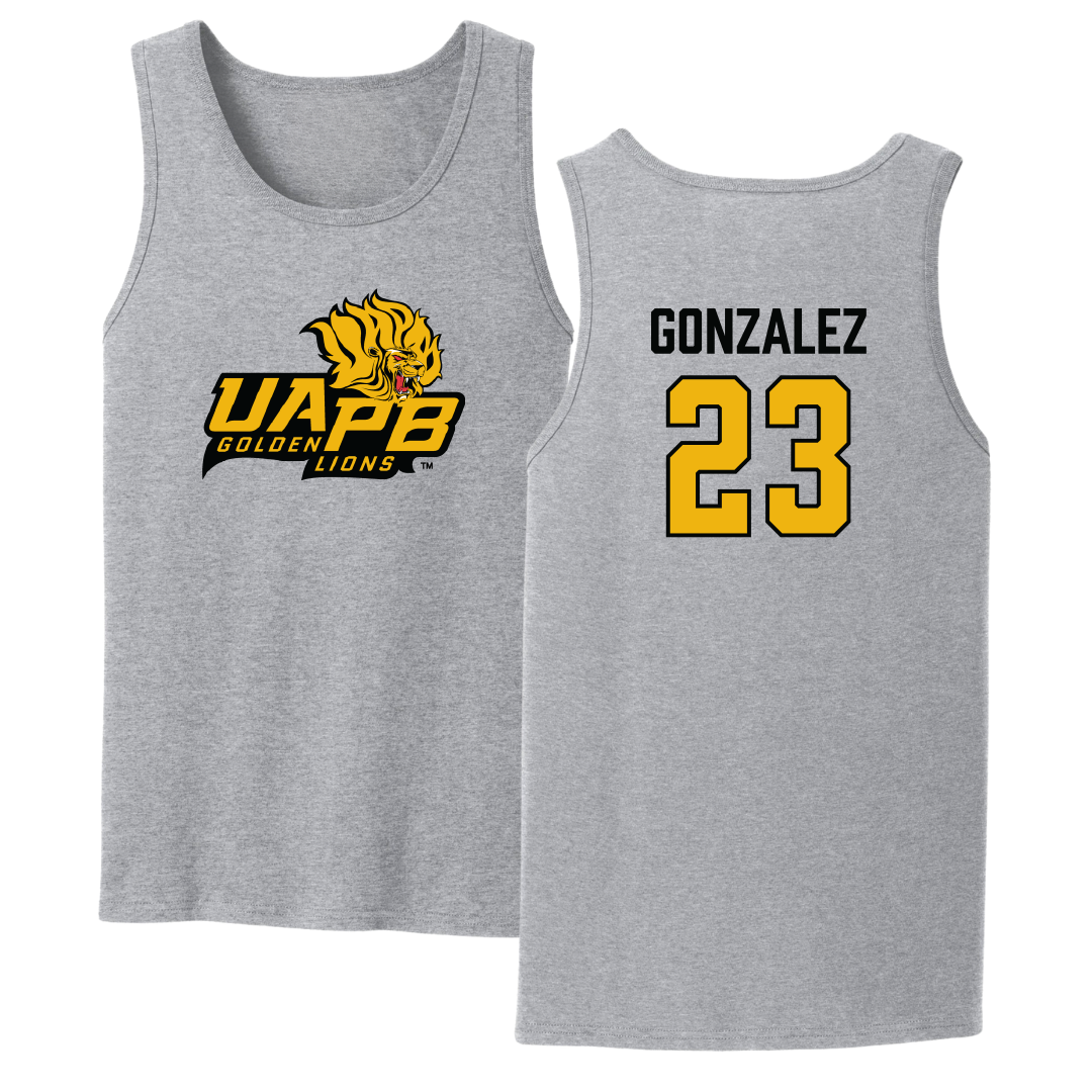 University of Arkansas-Pine Bluff Softball Sport Gray Tank Top - #23 Ariana Gonzalez