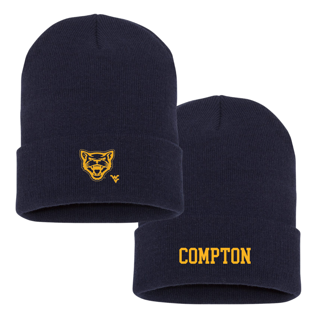 Potomac State College Baseball Navy Beanie - #53 Jake Compton