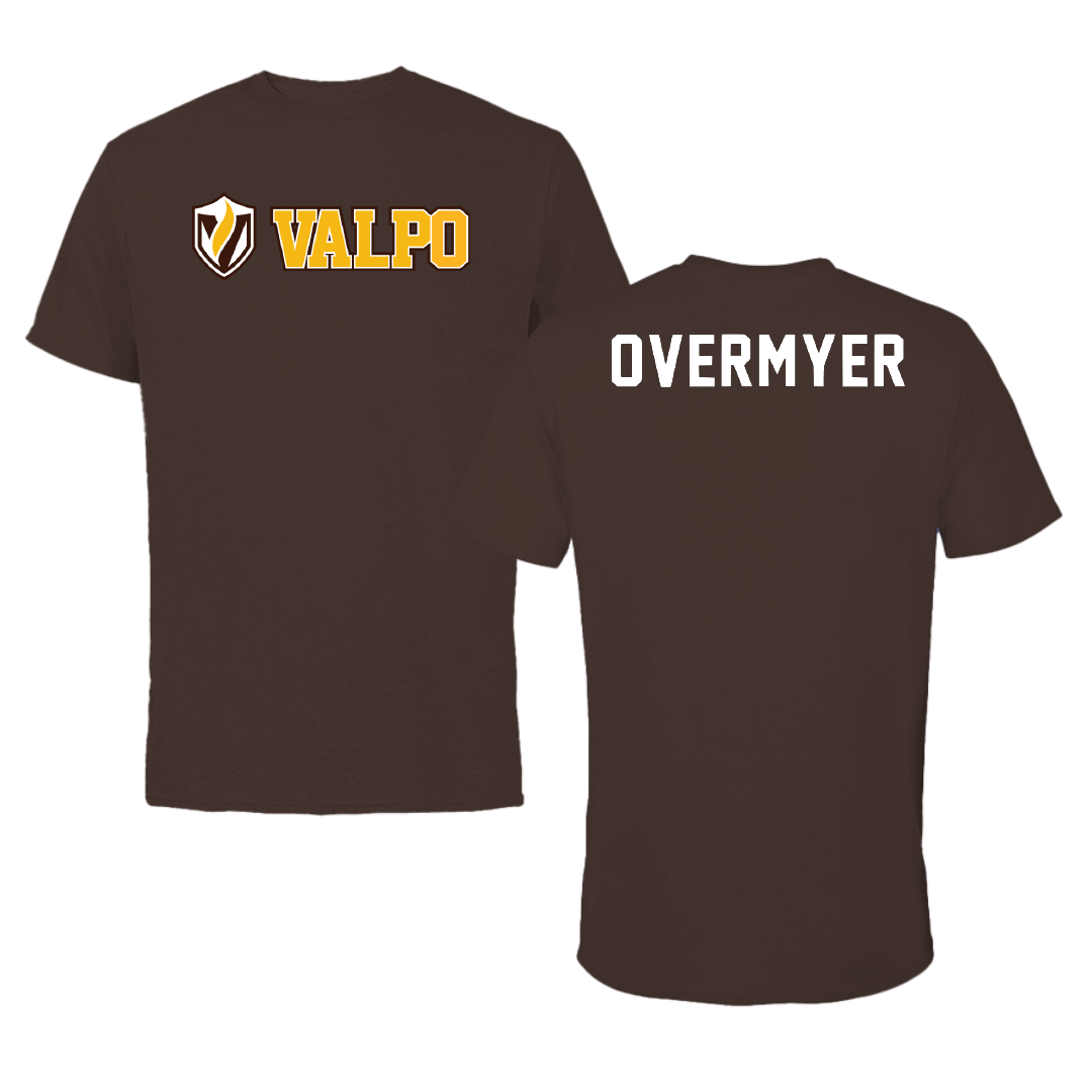 Valparaiso University Cheer Brown Tee - Jerica Overmyer