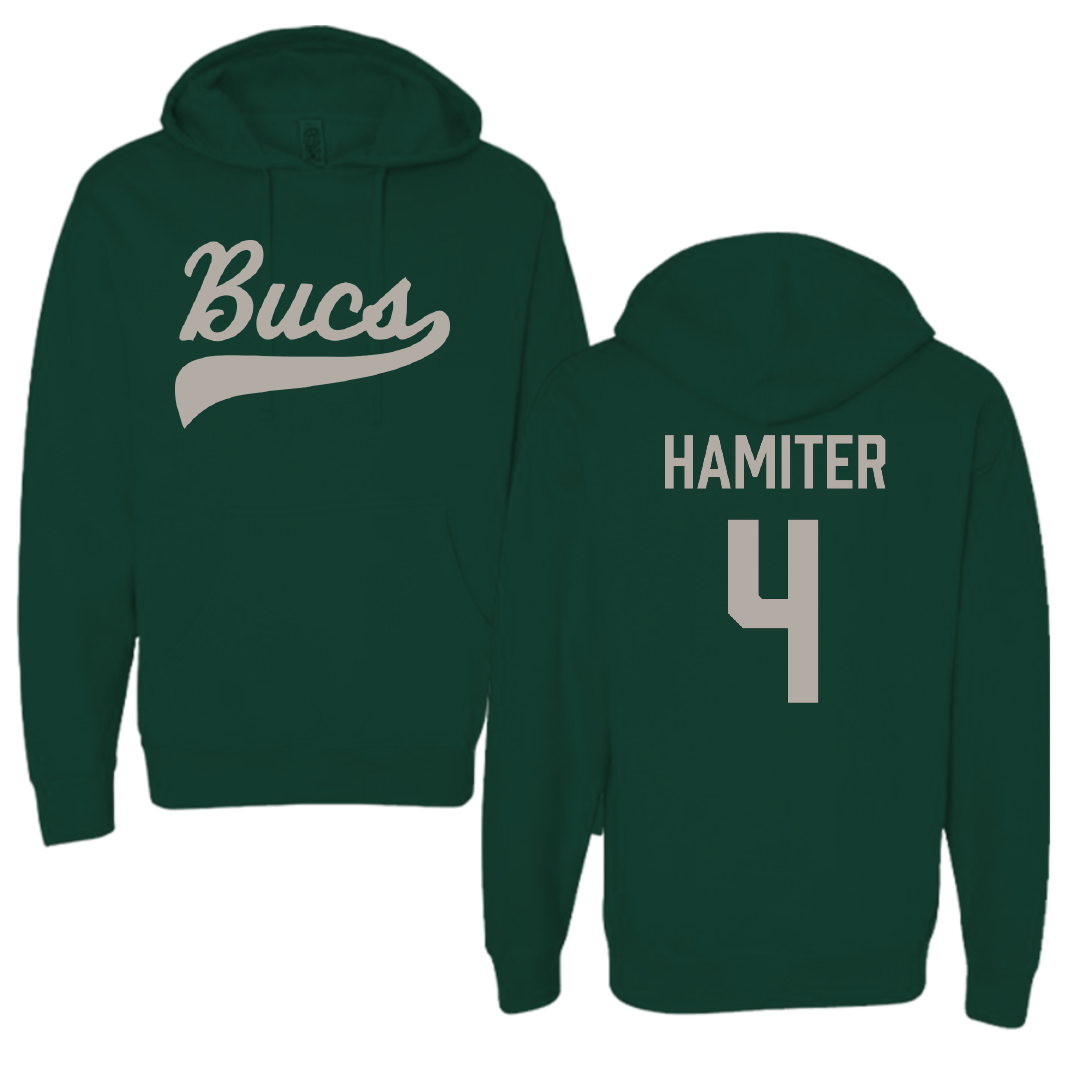 Shelton State Community College Baseball Forest Green Hoodie - #4 Ellis Hamiter
