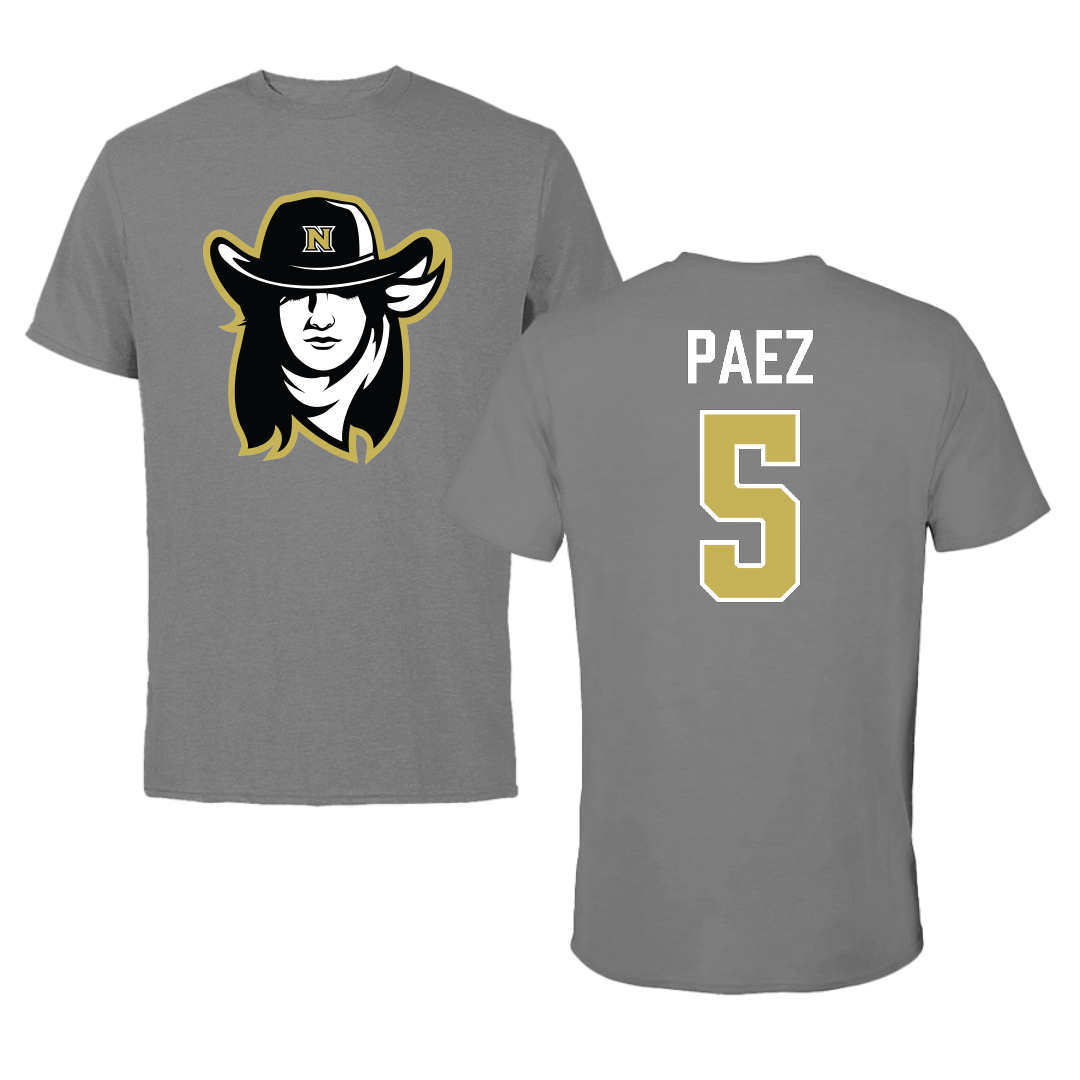 Northeastern Junior College Soccer (W) Dark Gray Tee - #5 Alessandra Paez
