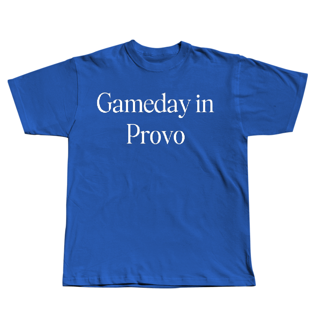 Brigham Young University TF and XC Blue Gameday Tee - Kyle Lund