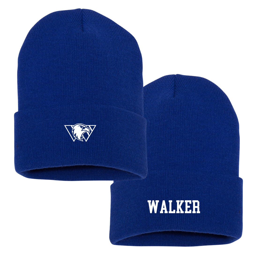 Williams Baptist University Volleyball (W) Blue Beanie - #21 Desirae Walker