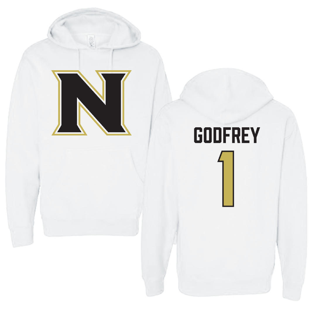 Northeastern Junior College Soccer (W) White Hoodie - #1 Ashlyn Godfrey