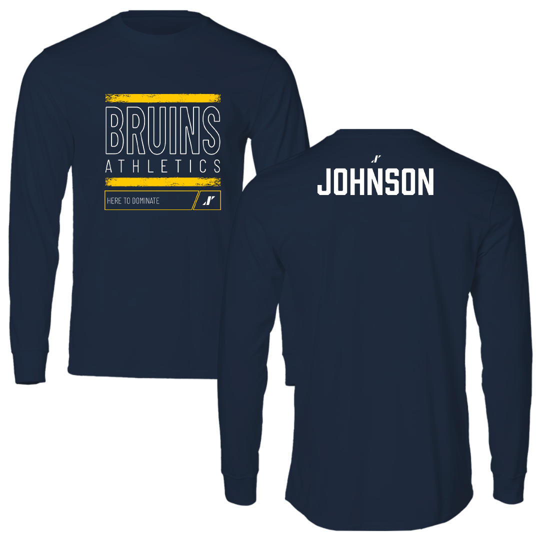 Carolina University Baseball Navy Dominate Long Sleeve - Patrick Johnson