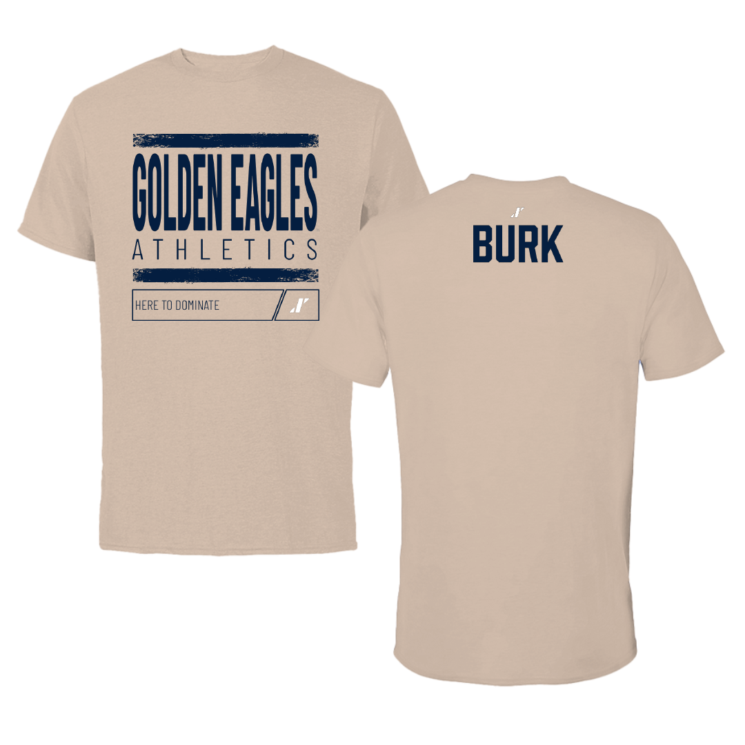 Oral Roberts University TF and XC Tan Dominate Tee - Elijah Burk