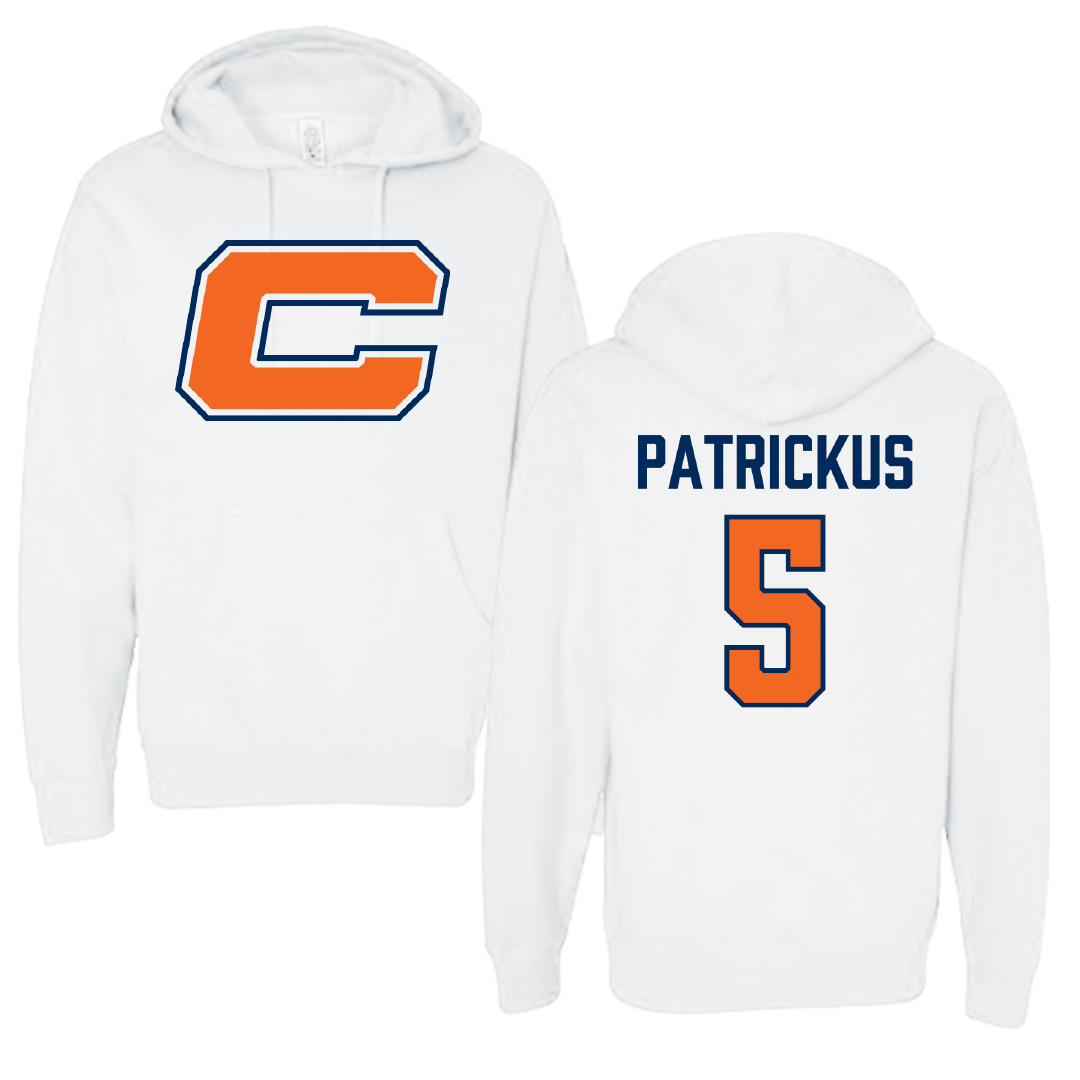 Carroll University Soccer (W) White Hoodie - #5 Ellie Patrickus