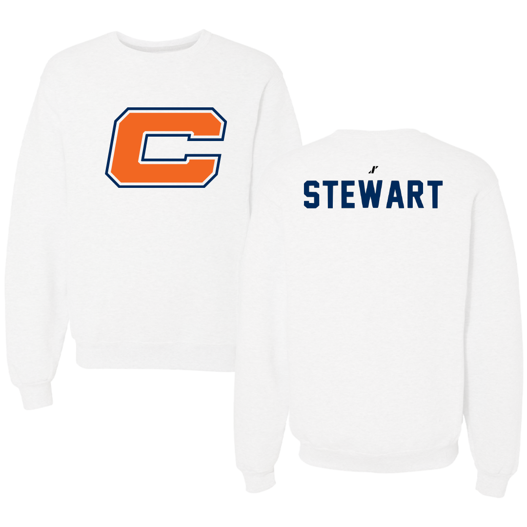 Carroll University Cheer White Crewneck - Kristina Stewart