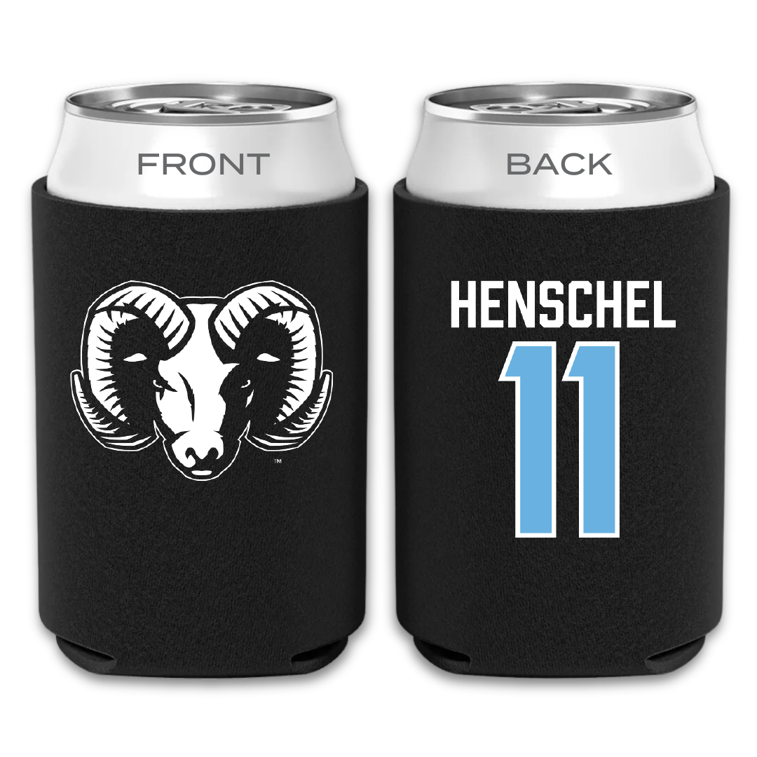 University of Rhode Island Baseball Black Can Cooler - #11 Ryan Henschel