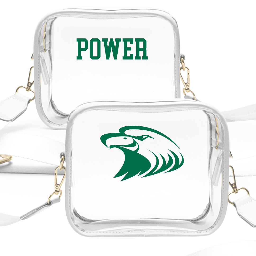 Central Methodist University Football White Clear Stadium Bag - Isaiah Power