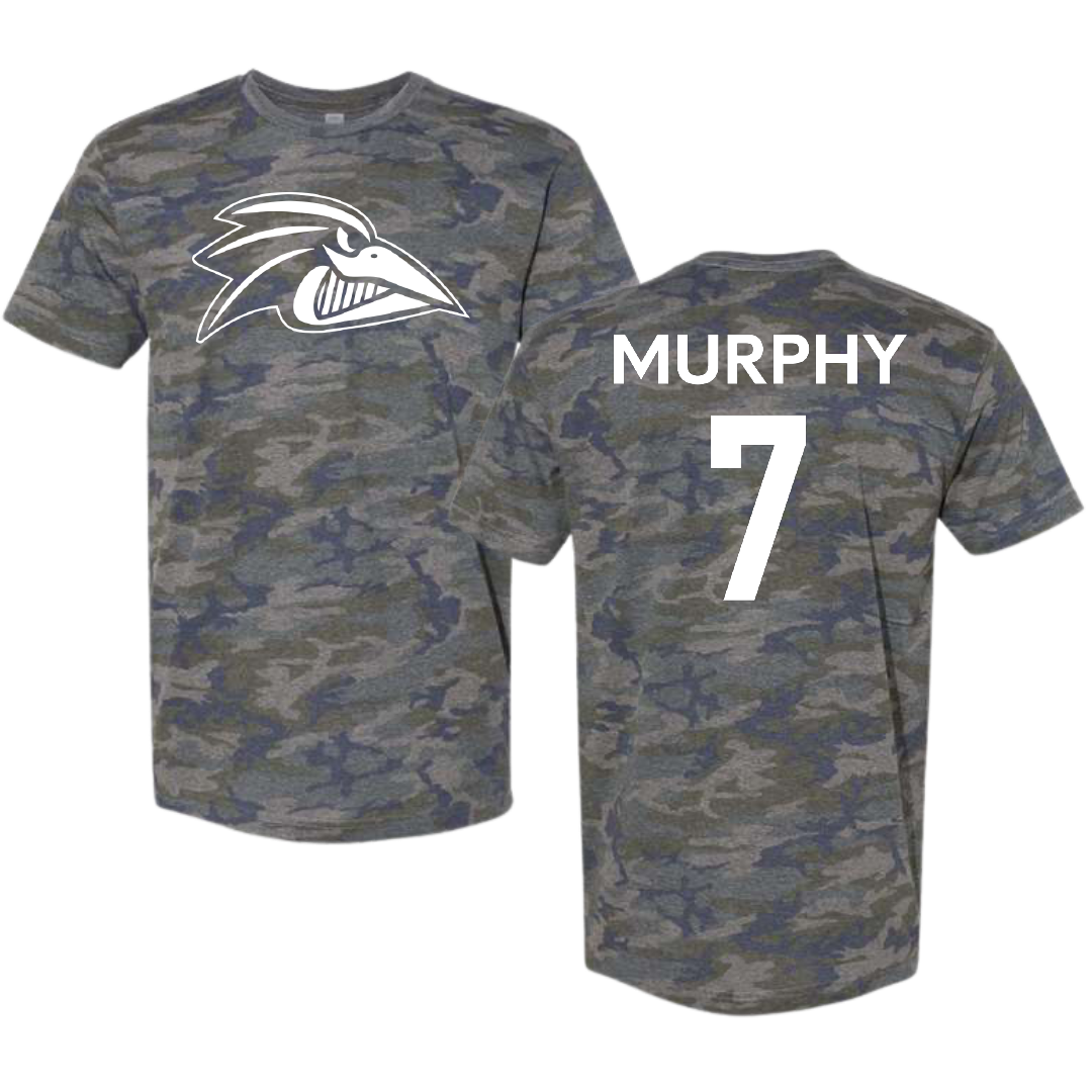 Franklin Pierce University Ice Hockey (W) Vintage Camo Tee - #7 Caleigh Murphy