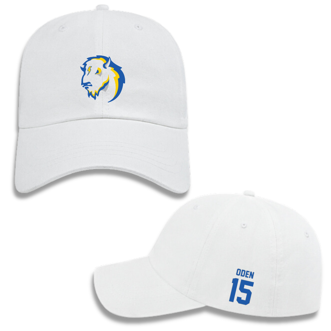 Southeastern Oklahoma State University Softball White Hat - #15 Trinity Oden