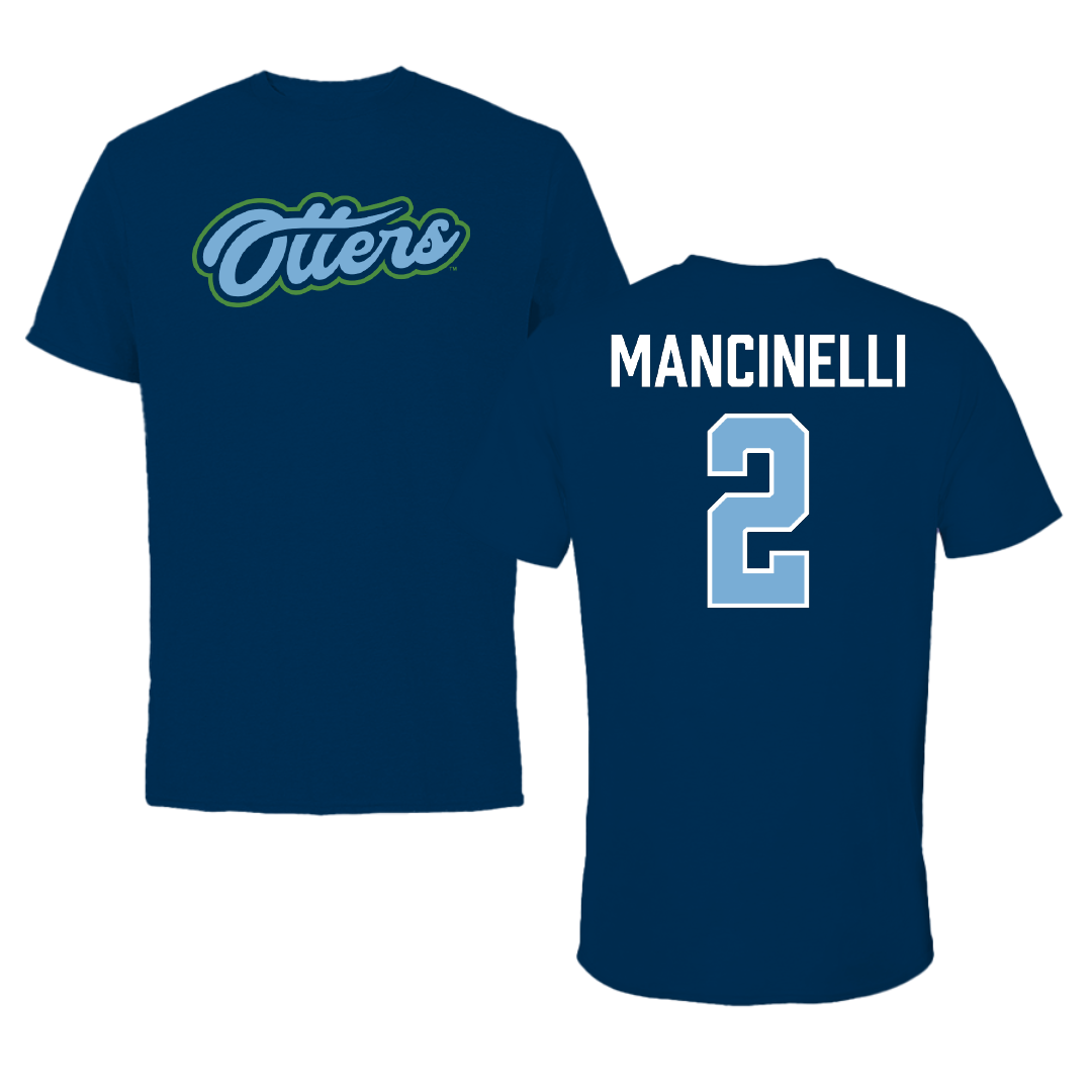 Cal State Monterey Bay Water Polo Navy Performance Tee - #2 Natalie Mancinelli