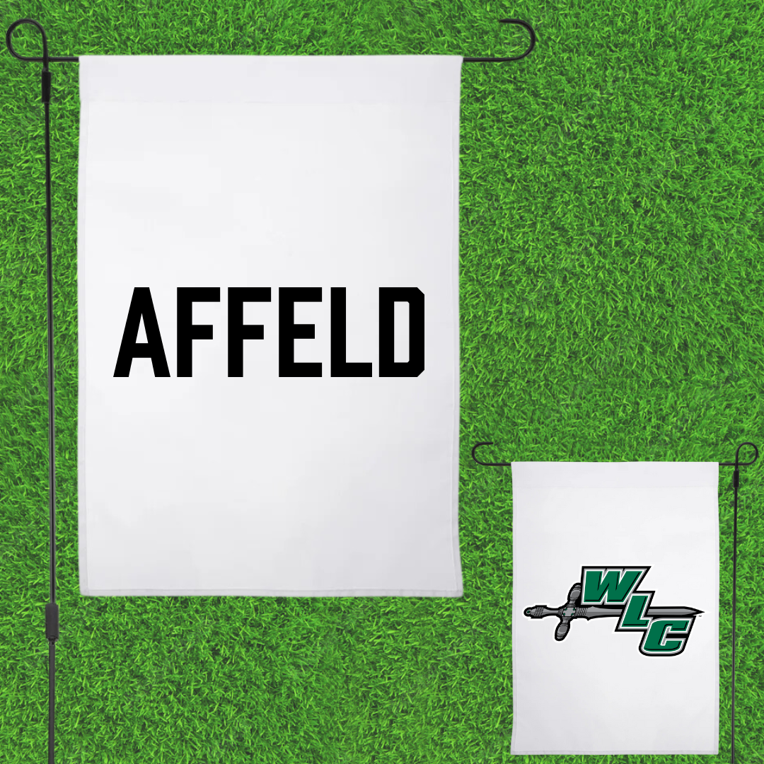 Wisconsin Lutheran College Golf White Garden Flag - Kaylea Affeld