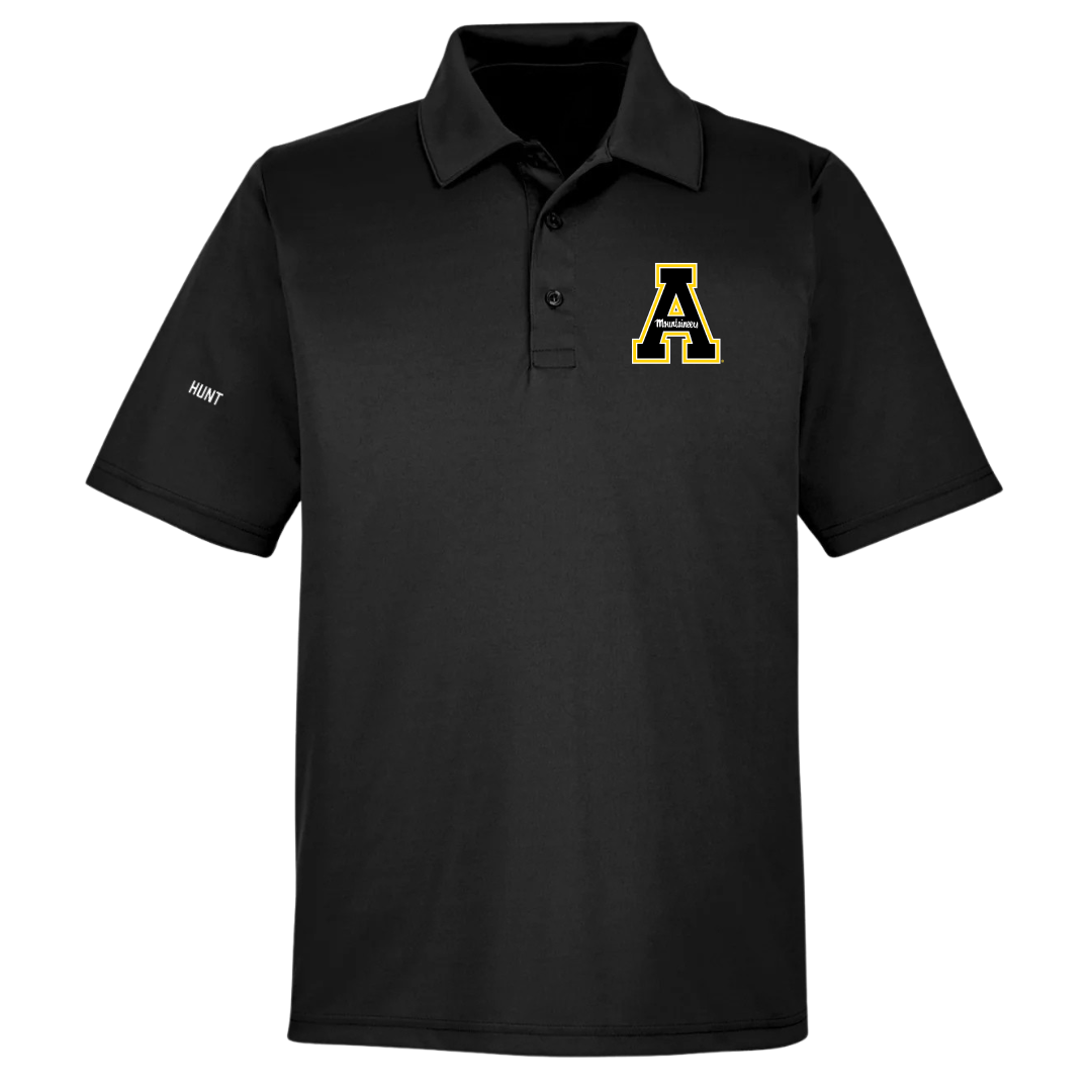 Appalachian State University Cheer Black Polo - Gabriel Hunt