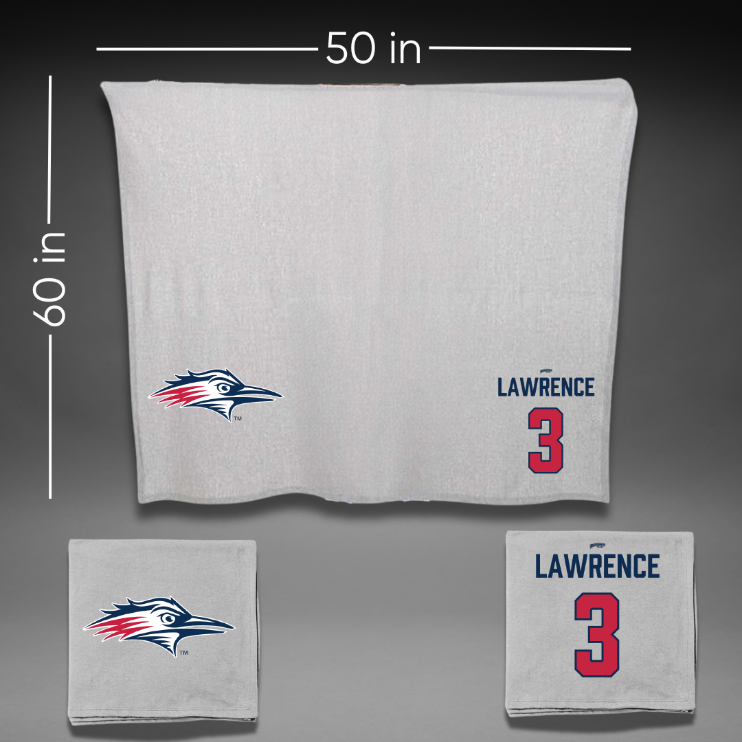 Metropolitan State University of Denver Baseball Gray Blanket - #3 James Lawrence