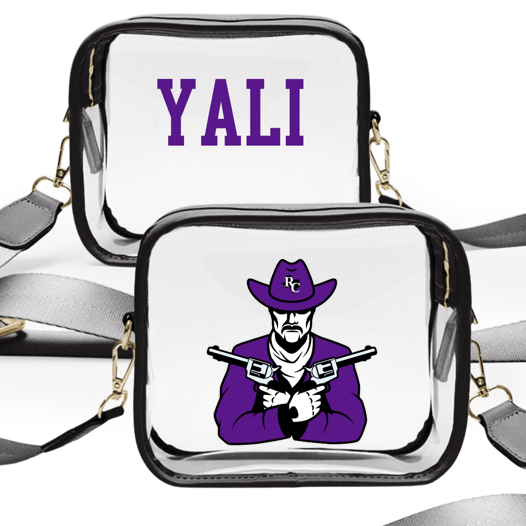 Ranger College TF and XC Black Clear Stadium Bag - Khanya Yali