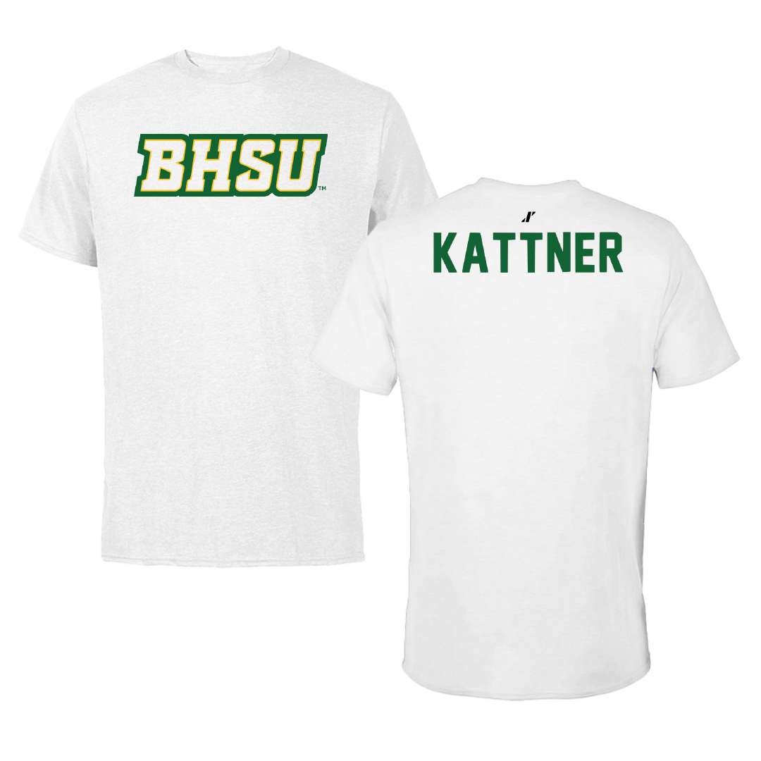 Black Hills State University Football White Performance Tee - Darien Kattner