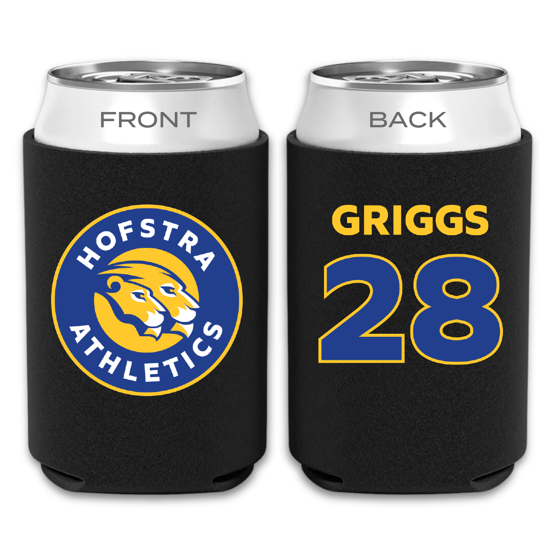 Hofstra University Baseball Black Can Cooler - #28 CJ Griggs