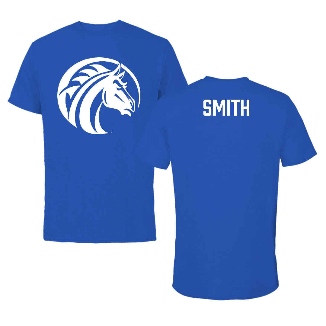 Fayetteville State University TF and XC Blue Performance Tee - Da'sia Smith