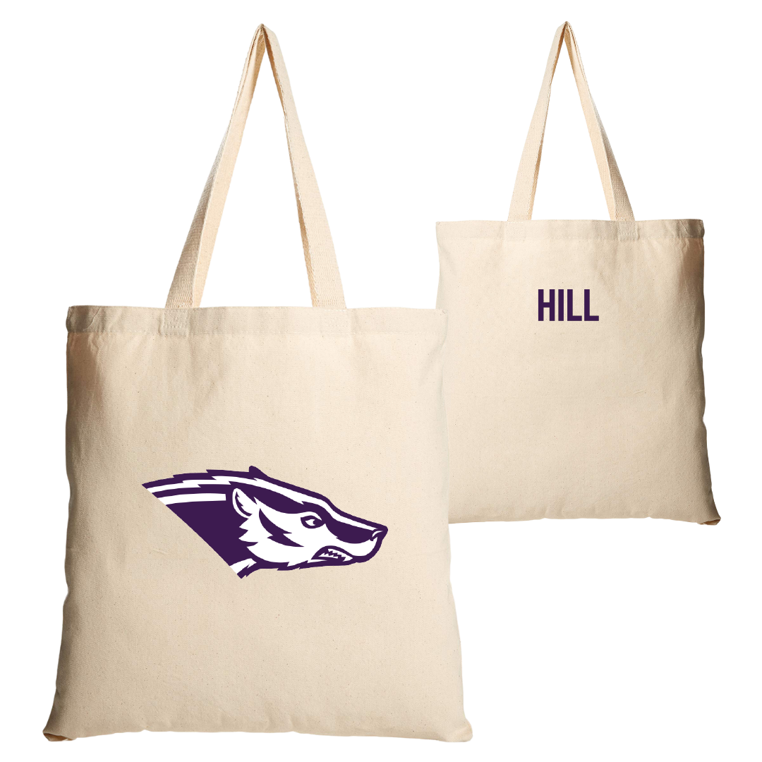 Spring Hill College Tennis (W) Tan Canvas Tote Bag - AnnaBeth Hill