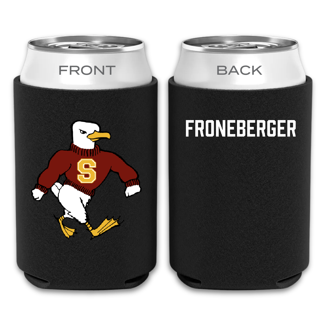 Salisbury University Football Black Can Cooler - Anthony Froneberger