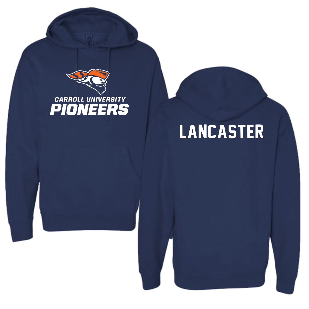 Carroll University Esports Navy Hoodie - Mason Lancaster