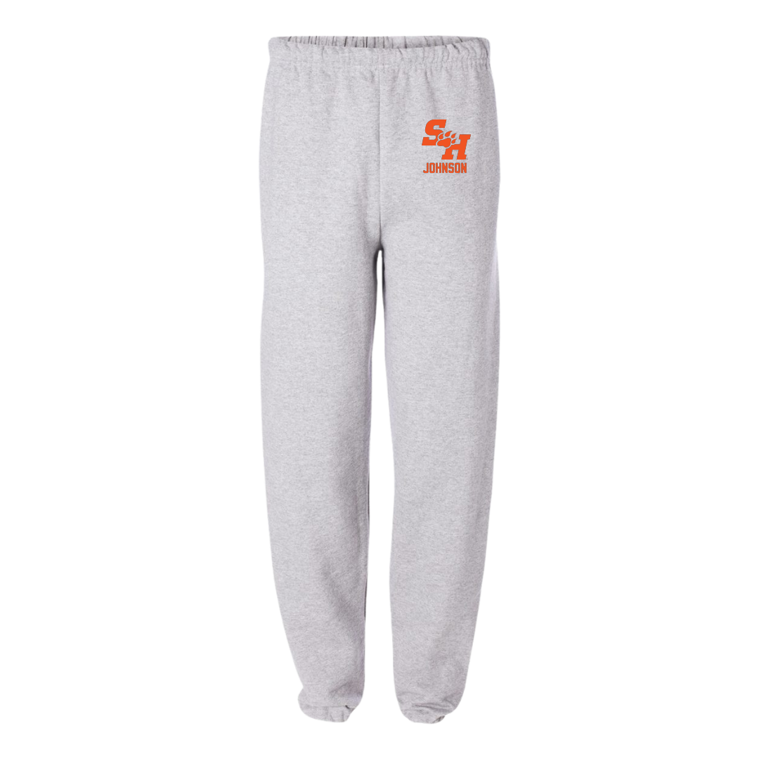 Sam Houston State University Baseball Light Gray Sweatpants - #42 Zakery Johnson
